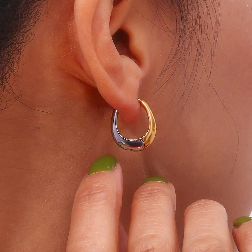 Minimalist Gold-Plated Earrings