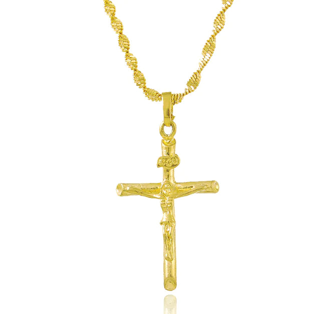 Gold Plated Cross Necklace