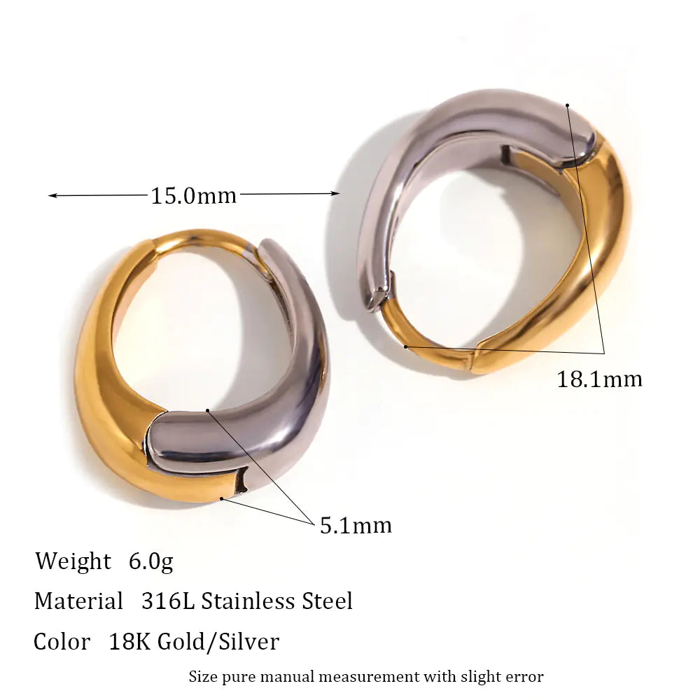Minimalist Gold-Plated Earrings